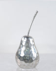 Delicious Hammered Finish Pear Statue