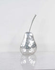 Delicious Hammered Finish Pear Statue