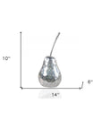 Delicious Hammered Finish Pear Statue