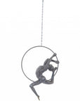 Athletic Man Hanging Ring Sculpture