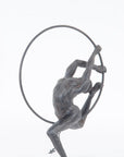 Athletic Man Hanging Ring Sculpture