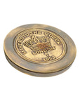 Brass Makers To The Queen Compass With Leather Case