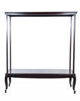 23" Dark Brown Glass Standard Display Stand