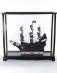 34" Black Glass Standard Display Stand