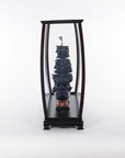 34" Black Glass Standard Display Stand