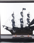 34" Black Glass Standard Display Stand