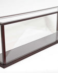 39" Dark Brown Glass Standard Display Stand