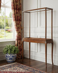 15" Brown And Clear Glass Standard Display Stand