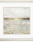 Set of Two 18" Sunset Landscapes Champagne Framed Wall Decor