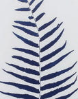 Set of Two Indigo Leaves Champagne Gold Framed Art