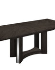 Seven Piece Gray Dining Set with Six Chairs