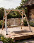 70" Natural Swing Chair