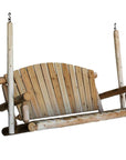 71" X 24" X 47"  Natural Wood Porch Swing