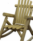 31" X 42" X 41"  Natural Wood Rocking Chair