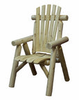28" X 26" X 42" Natural Wood Dining Chair