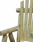 28" X 26" X 42" Natural Wood Dining Chair