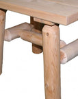 Rustic And Natural Wood End Or Side Table
