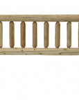 Natural Light Honey Finish Cedar Log Twin Headboard