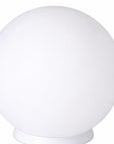 7" White Baseball Globe Lamp With Novelty