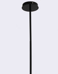 19 X 19 X 40.5 Black Aluminum Pendant Lamp