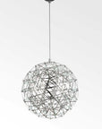 17 X" 17" Stainless Steel Pendant Lamp