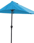 9" Aqua Outdoor Side Wall Umbrella
