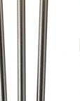 Stylish Triple Pole Brushed Steel Metal Table Lamp