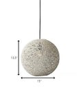 Groovy Rattan String Shade Large Pendant Light