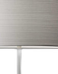 White On White Metal Table Lamp