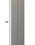 73" Black And White Torchiere Floor Lamp With White Acrylic Cone Shade