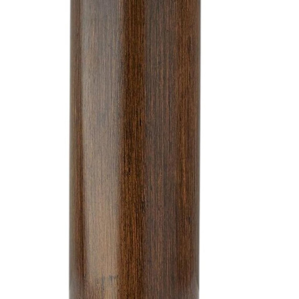 Canopy Walnut Wood Block Table Lamp