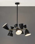 Cinco Diabolo Adjustable Black Metal Pendant