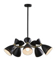 Cinco Diabolo Adjustable Black Metal Pendant