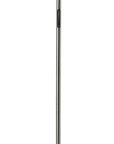71" Silver LED Torchiere Floor Lamp With White Glass Cone Shade