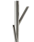 67" Brushed Steel Coat Tree Rack