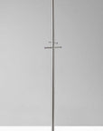 67" Brushed Steel Coat Rack
