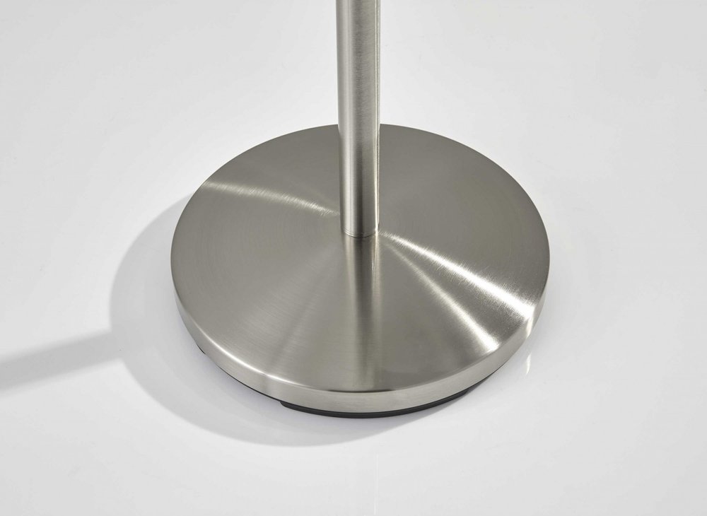 67" Brushed Steel Coat Rack
