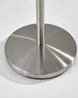 67" Brushed Steel Coat Rack