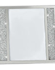 5" x 7" Silver Crystal Tabletop Picture Frame