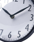 Blue Metal Glass Dome Desk   Table Clock