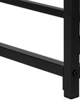 44" Brown And Black Frame Console Table