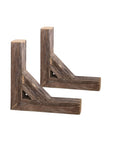 Set Of Two Natural Weathered Gray Corbels
