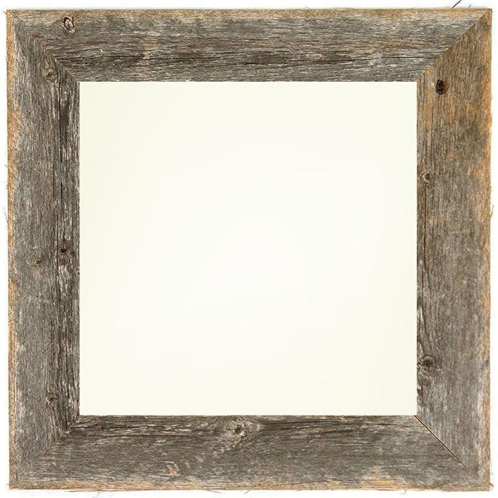 4" x 4" Gray Wood Tabletop Picture Frame