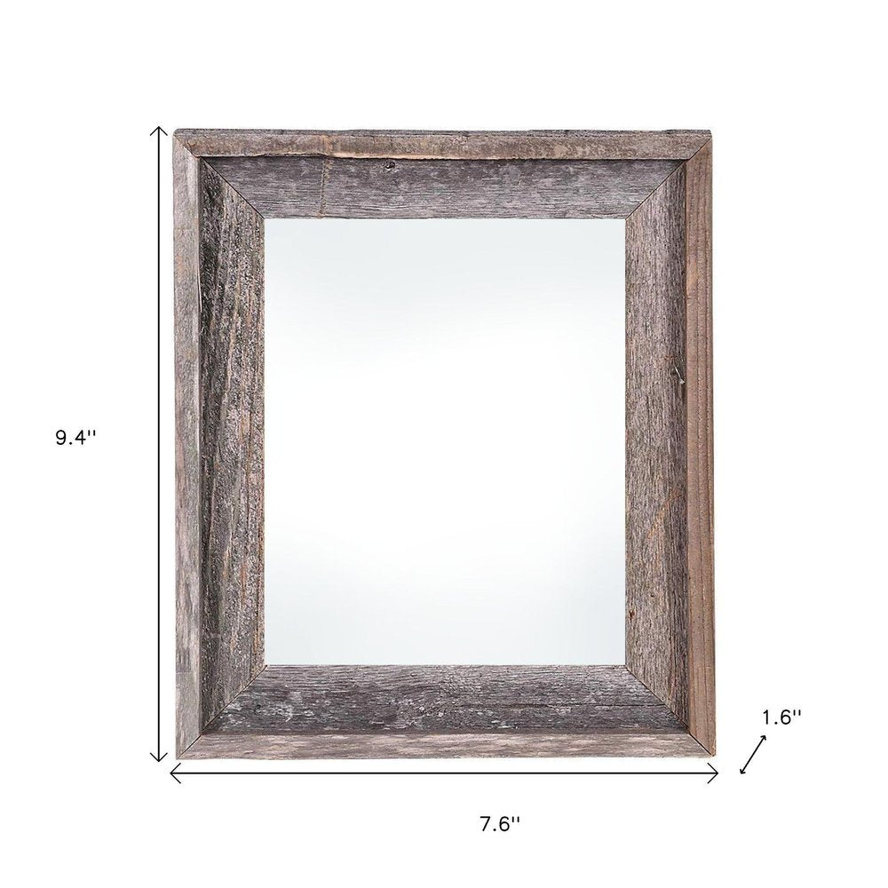 4" x 6" Gray Wood Tabletop Picture Frame