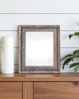 4" x 6" Gray Wood Tabletop Picture Frame