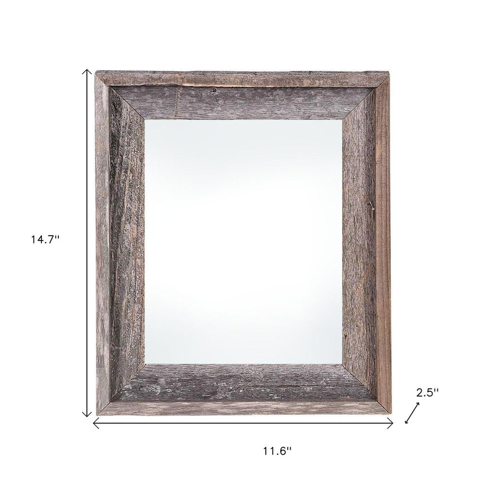 8.5" x 11" Gray Wood Tabletop Picture Frame