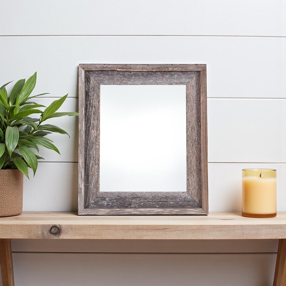 8" x 10" Gray Wood Tabletop Picture Frame
