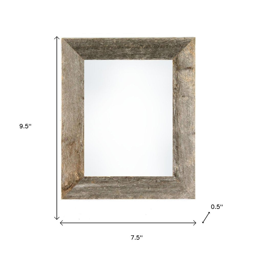 5" x 7" Gray Wood Tabletop Picture Frame