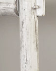 72" Natural Distressed Solid Wood Six Step Ladder Shelf