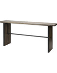 70" Brown Solid Wood Solid Console Table
